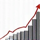 Simbol grafic ascendent, reprezentând strategia de afaceri.